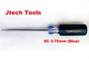 SCREW DRIVER SC3-75MM (-) BLUE JETECH 