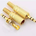 STEREO PLUG 3.5MM GOLDEN