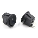 SWITCH KCD1 SPST ON/OFF 6A 2PIN BLACK SQUARE