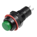 SWITCH ON OFF 10MM BUTTON GREEN 2PIN DS-211 DS-213
