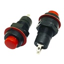SWITCH ON OFF 10MM BUTTON RED 2PIN DS-211 DS-213