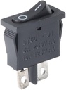 SWITCH KCD1 ON OFF 2PIN SLIM SMALL BLACK