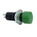 SWITCH PUSH ON PBS-16A PBS-16B 12MM 2PIN GREEN