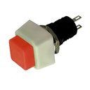 SWITCH DS-450 PUSH ON SMALL 12MM RED