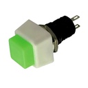 SWITCH DS-450 PUSH ON SMALL 12MM GREEN