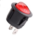 QY602-101 ON/OFF 2PIN ROUND RED