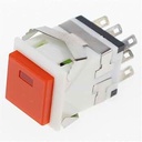 SWITCH KD2-22 ON OFF 8PIN SQUARE RED