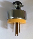 PLUG 3PIN YELLOW 15AMP NO-3003 220V