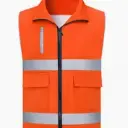 SAFTY JACKET ORINGE WITH NECK XXL 10006160