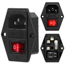 DESKTOP POWER AC JACK WITH SWITCH & FUSE