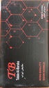 DOOR HANDLE TB T08L08 CROM/BLACK