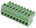 9PIN GREEN JACK 3.81MM SMALL M