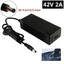 CHARGER ADAPTOR 42V 2A DC PIN