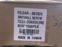S/C SCREW WOOD BALCK 7X3/4