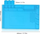ANTISTATIC 450X300 SILICON MAT BLUE