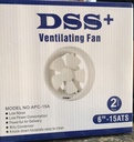 EXHAUST FAN 15Cn 220V ROUND DSS