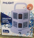 EXTENSION ROUND 8SOCKETS PH-612UK