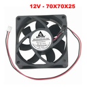 FAN 12V 70X70X25MM 2PIN