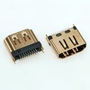 HDMI GOLDN 19PIN FEMALE PLUG