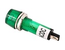INDICATOR 12VDC GREEN 10MM