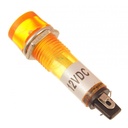 INDICATOR 220VAC YELLOW 7MM