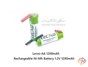LECXO BAT AA 1.2V 1800MAH CLIP