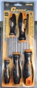 SCREW DRIVER SET ORINGE/BLACK COS805