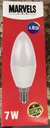 LED CANDEL D/L BULB FROST MARVELS+LIGHT UPPP