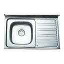 SINK SINGLE TUB 1MTR LEFT