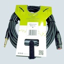 LECXO MIC CABLE XLR TO MONO CFXLR3050 5MTR 