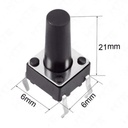 M/B 6X6X21 4PIN DIP