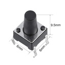 M/B 6X6X9.5 4PIN DIP