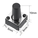 M/B 6x6x10 4PIN DIP