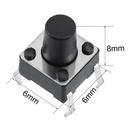 M/B 6x6x8 4PIN DIP