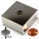 NODIUM MAGNET 25X25X10 HOLE