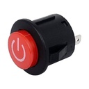 AD2212 SWITCH ON/OFF BUTTON ROUND 3PIN RED