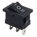 SWITCH KCD1-103 ON OFF ON 3PIN SMALL BLACK 