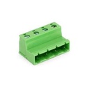 4PIN GREEN JACK 5.08MM (SQ) F