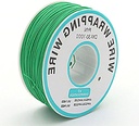 HOOK WIRE 30AWG 0.25MM GREEN