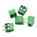 2PIN GREEN JACK PC SMALL 5MM KF301