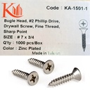 S/C SCREW BOX 7x 3/4 KA-1501-1
