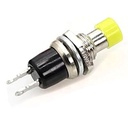 SWITCH PBS-110 7MM PUSH OFF 2PIN BUTTON YELLOW NOB 