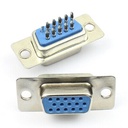 DB15 15PIN CONNECTOR FEMALE 3 LINE