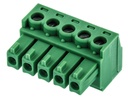 5PIN GREEN JACK 3.81MM SMALL M