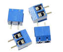 2PIN GREEN JACK PCB BLUE 5MM KV300