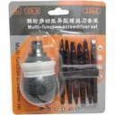 SCREW DRIVER SET 13 IN 1 CR-V