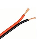 SPK CABLE RED BLACK 2X2MM