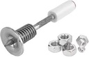 GUN BULLETS PIN WITH NUT