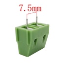 2PIN GREEN JACK PCB 7.5MM KF128V 