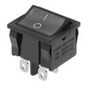 SWITCH KCD2 ON OFF RECTANGULAR 4PIN BLACK